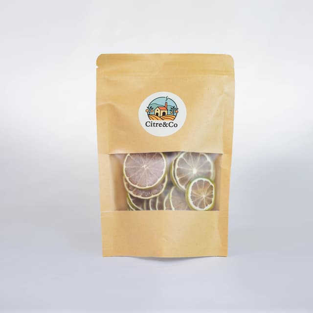 30 Stück getrocknete Limettenscheiben