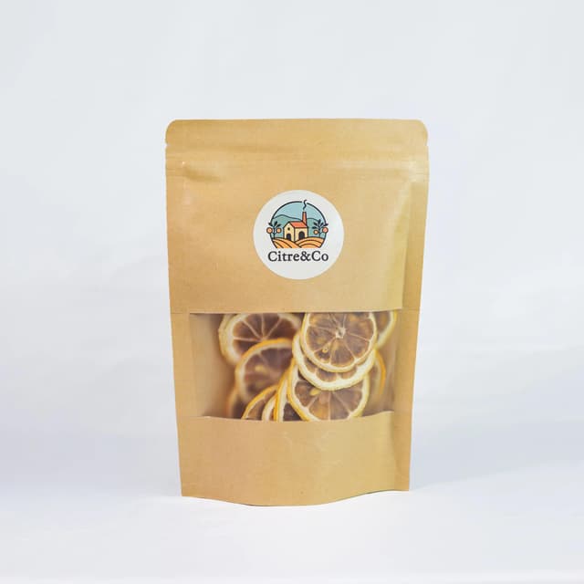 30 Stück getrocknete Zitronenscheiben